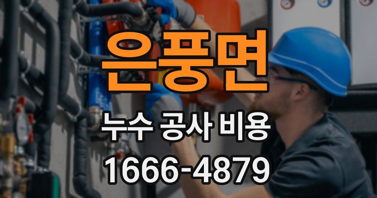 은풍면 누수 공사 비용