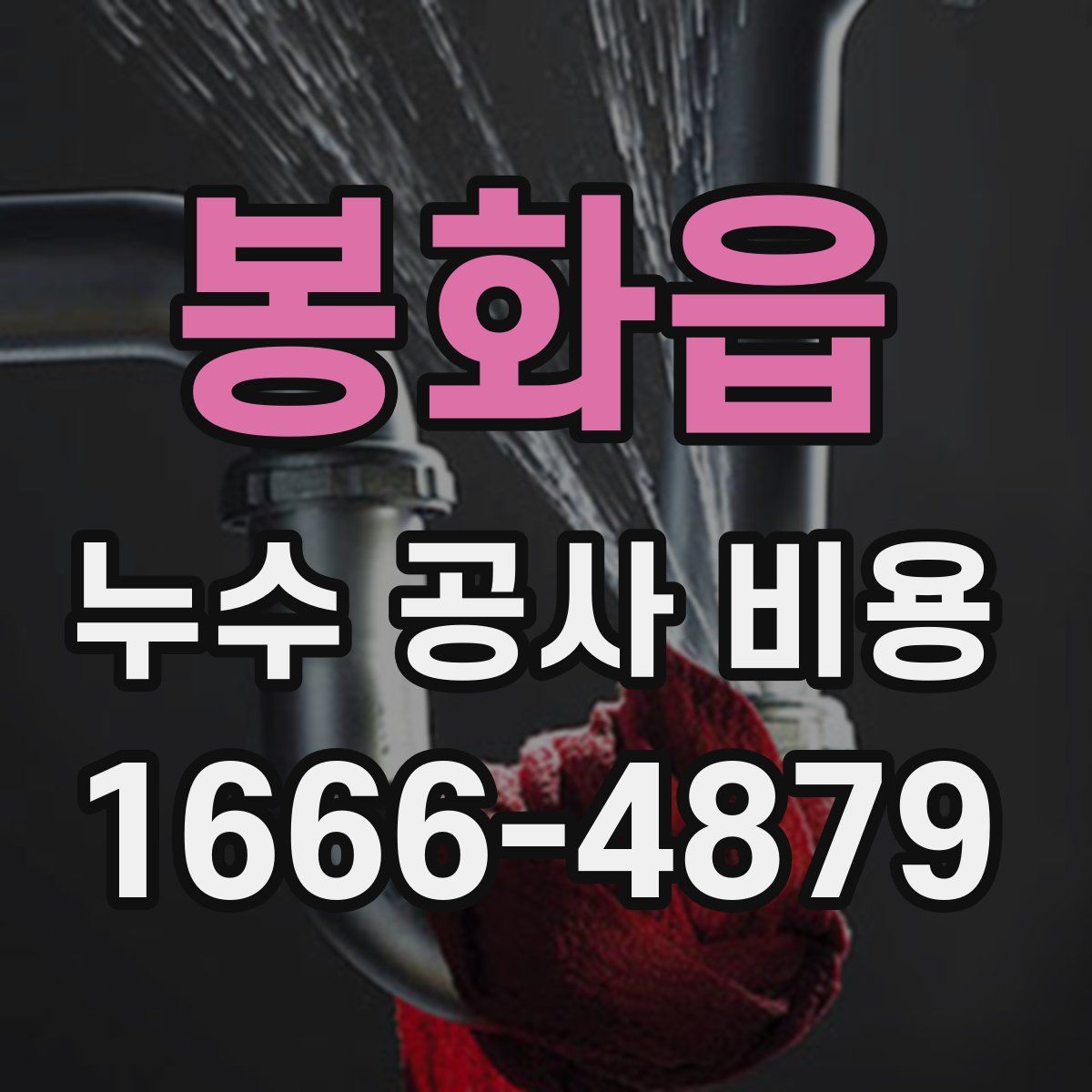 봉화읍 누수 공사 비용