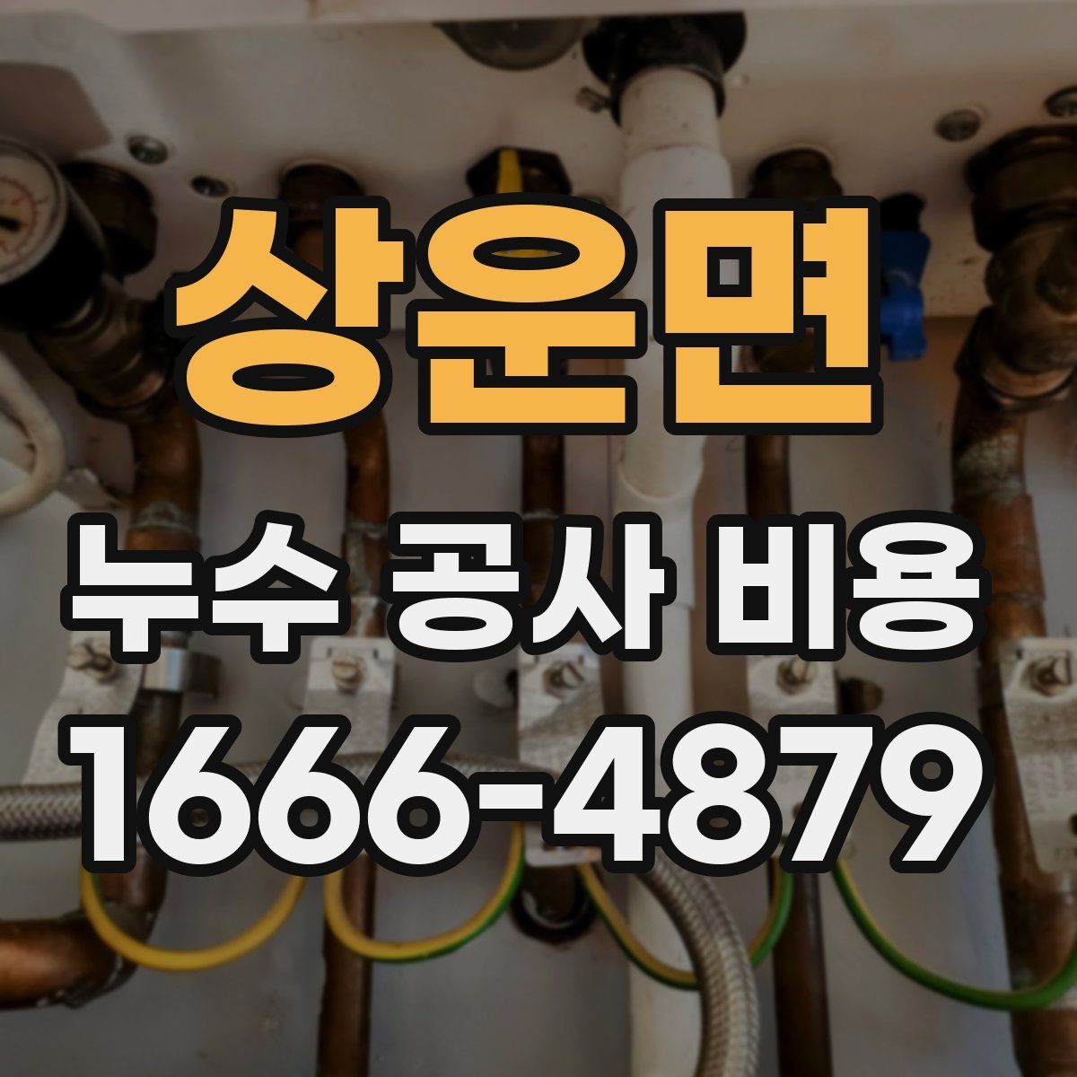 상운면 누수 공사 비용