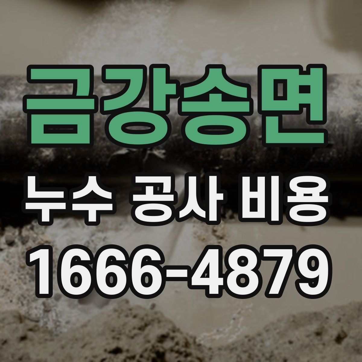 금강송면 누수 공사 비용