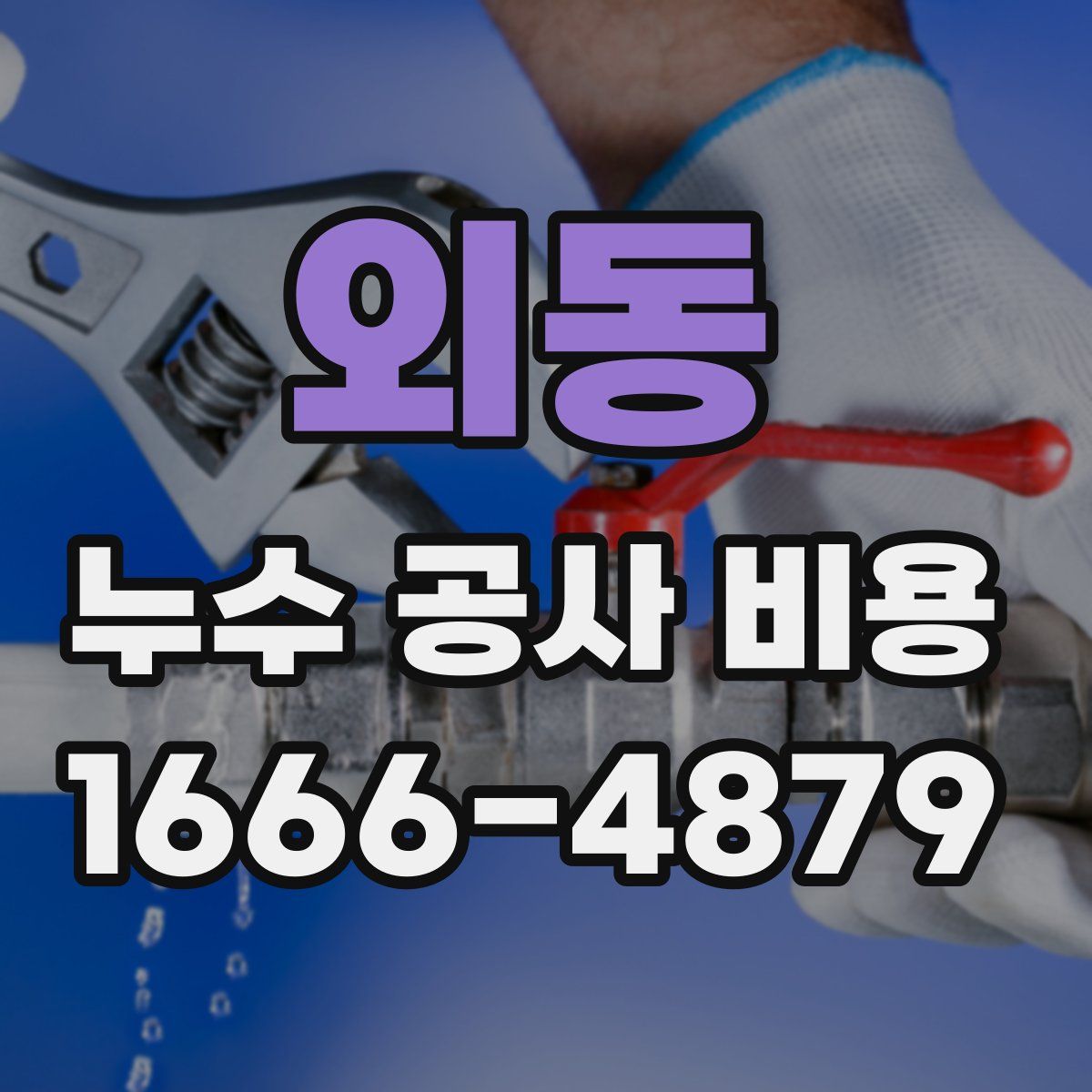 외동 누수 공사 비용