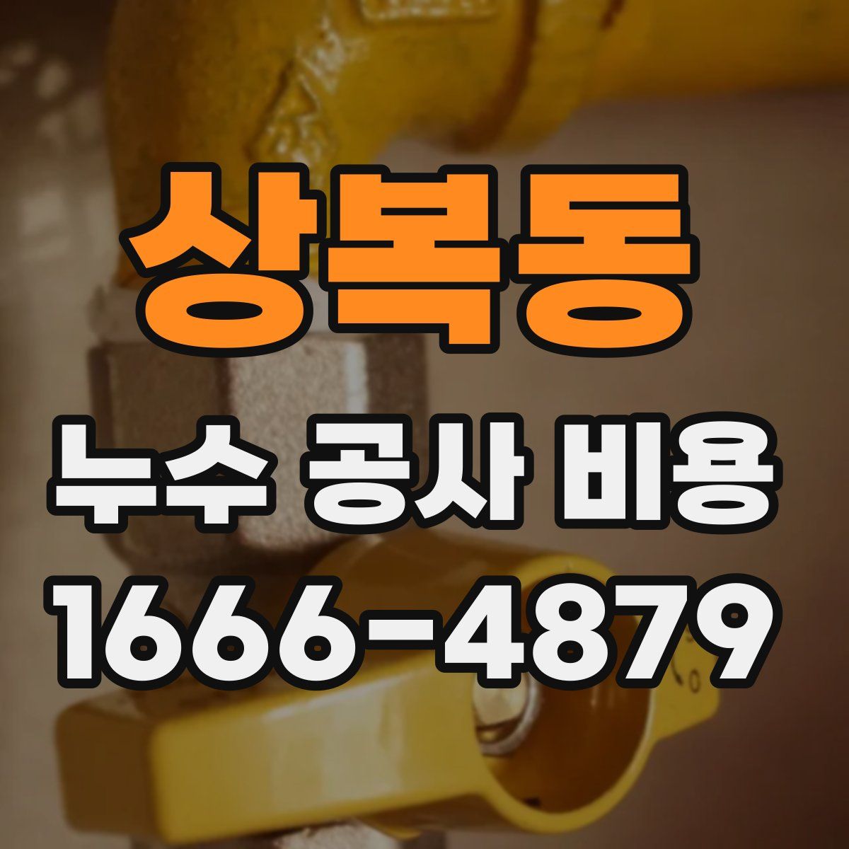 상복동 누수 공사 비용