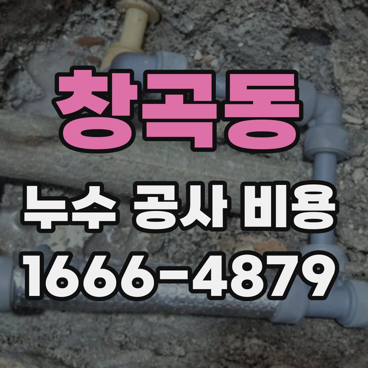 창곡동 누수 공사 비용