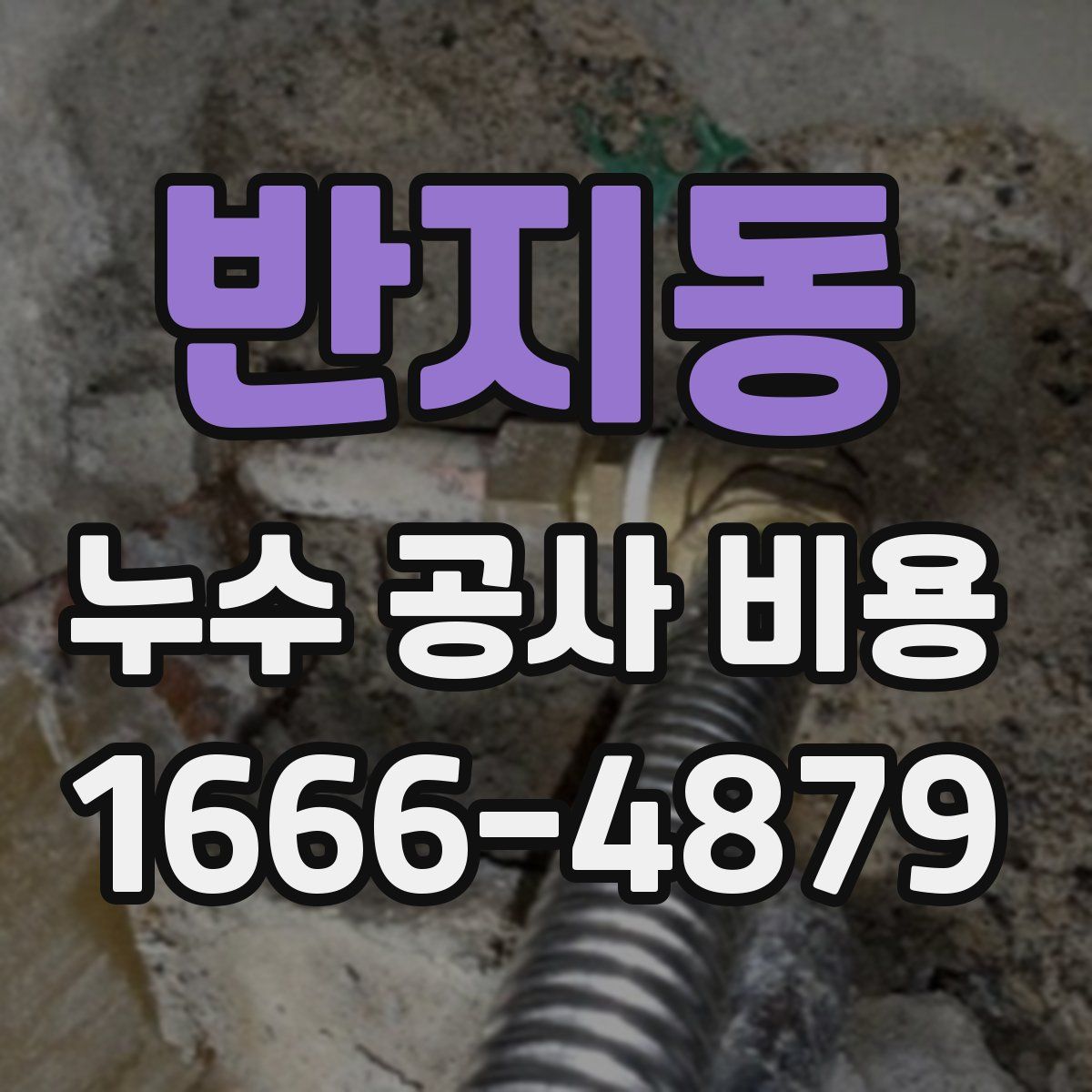 반지동 누수 공사 비용