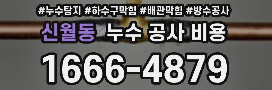 신월동 누수 공사 비용