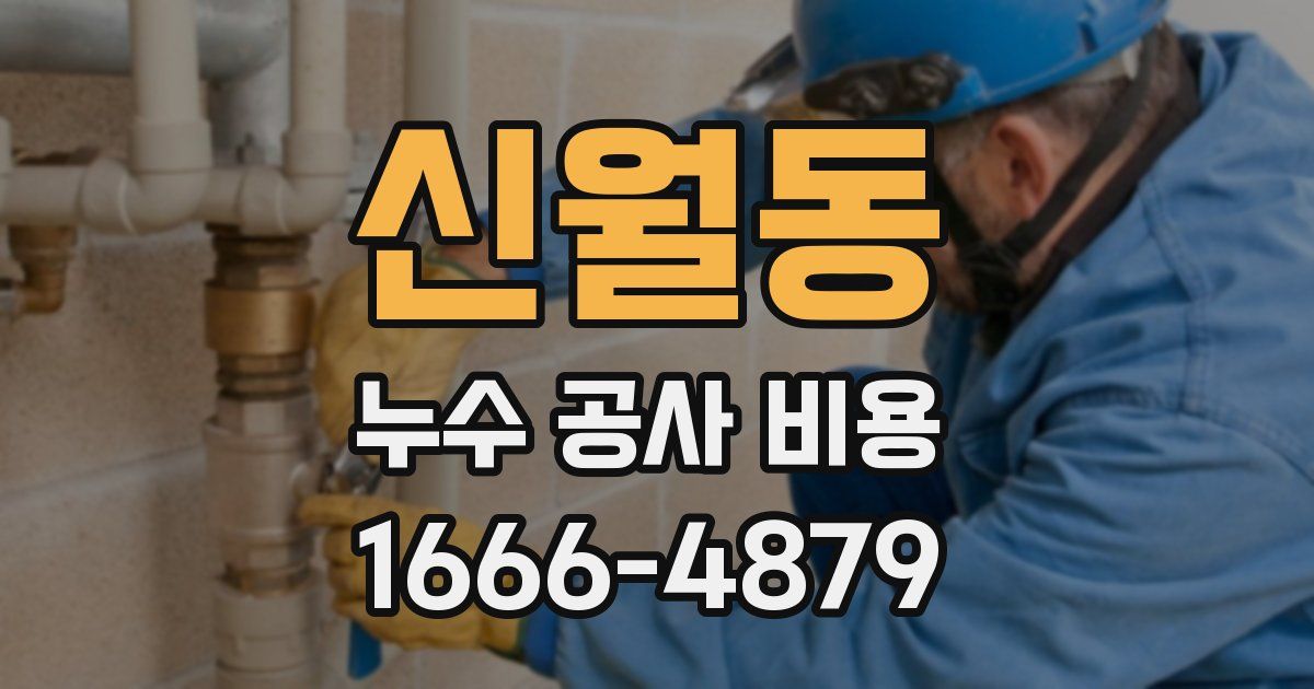 신월동 누수 공사 비용
