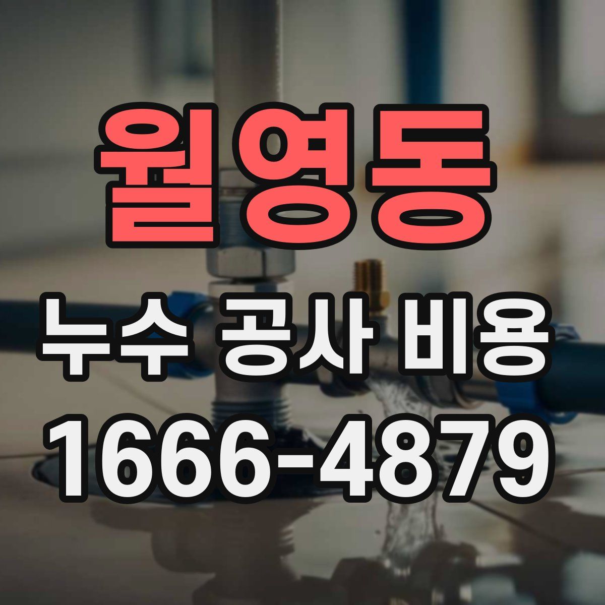 월영동 누수 공사 비용