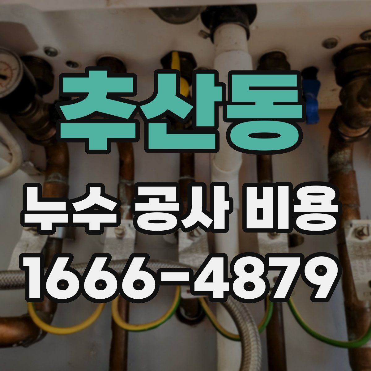 추산동 누수 공사 비용