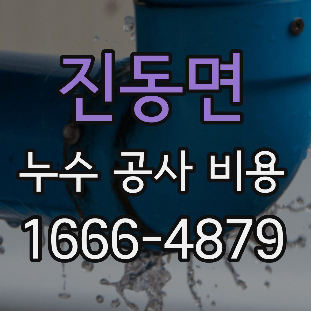 진동면 누수 공사 비용