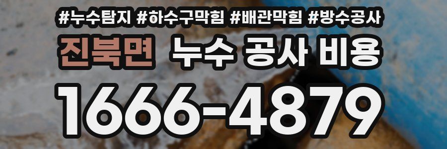 진북면 누수 공사 비용