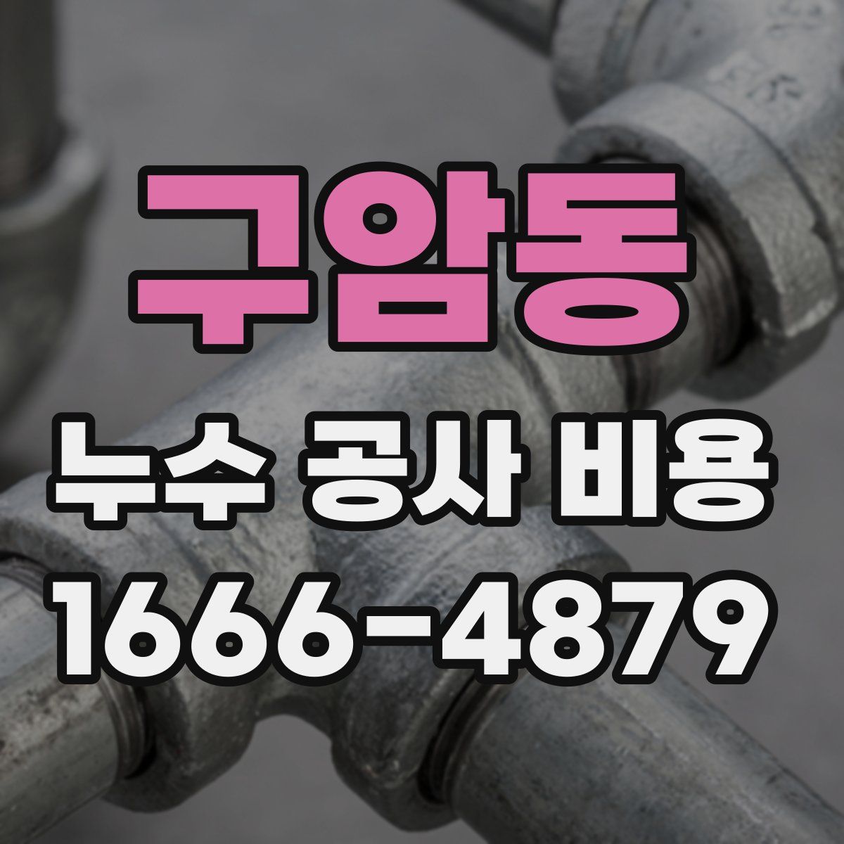 구암동 누수 공사 비용