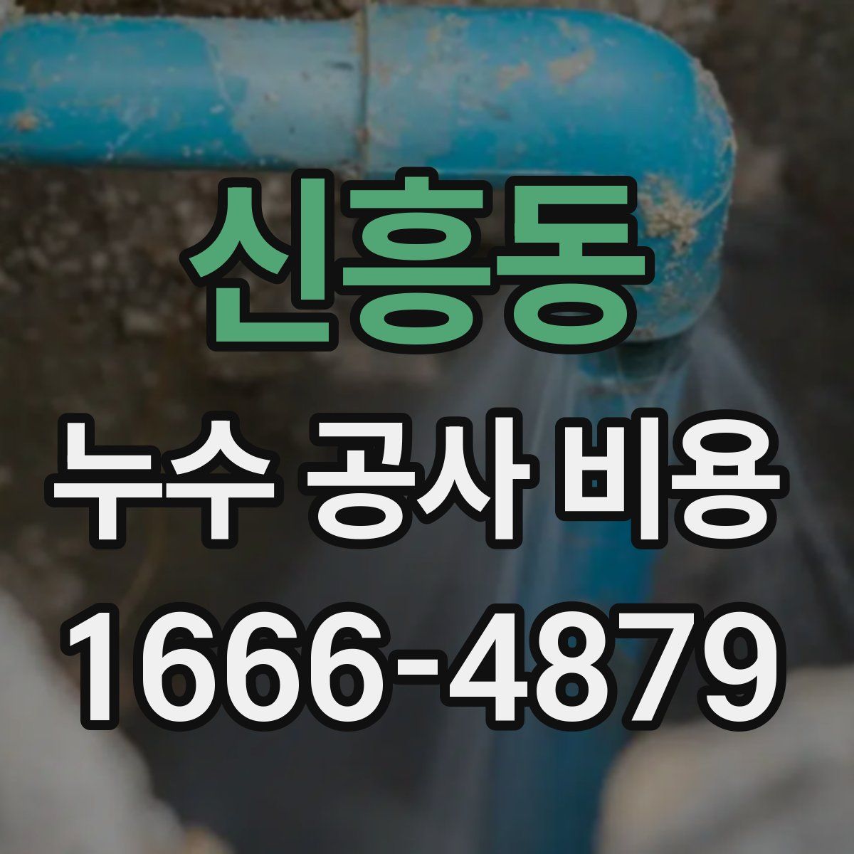 신흥동 누수 공사 비용