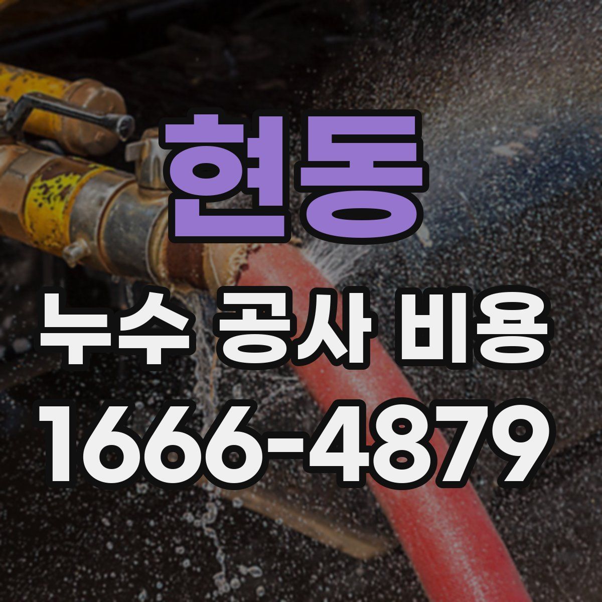 현동 누수 공사 비용