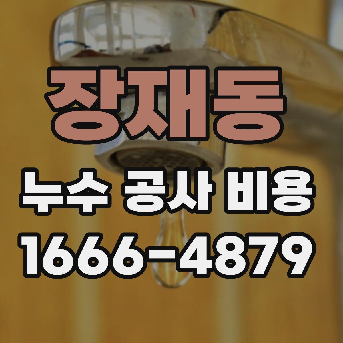 장재동 누수 공사 비용