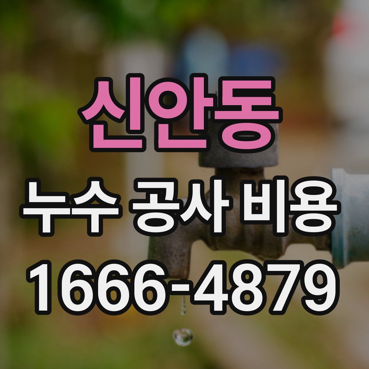 신안동 누수 공사 비용