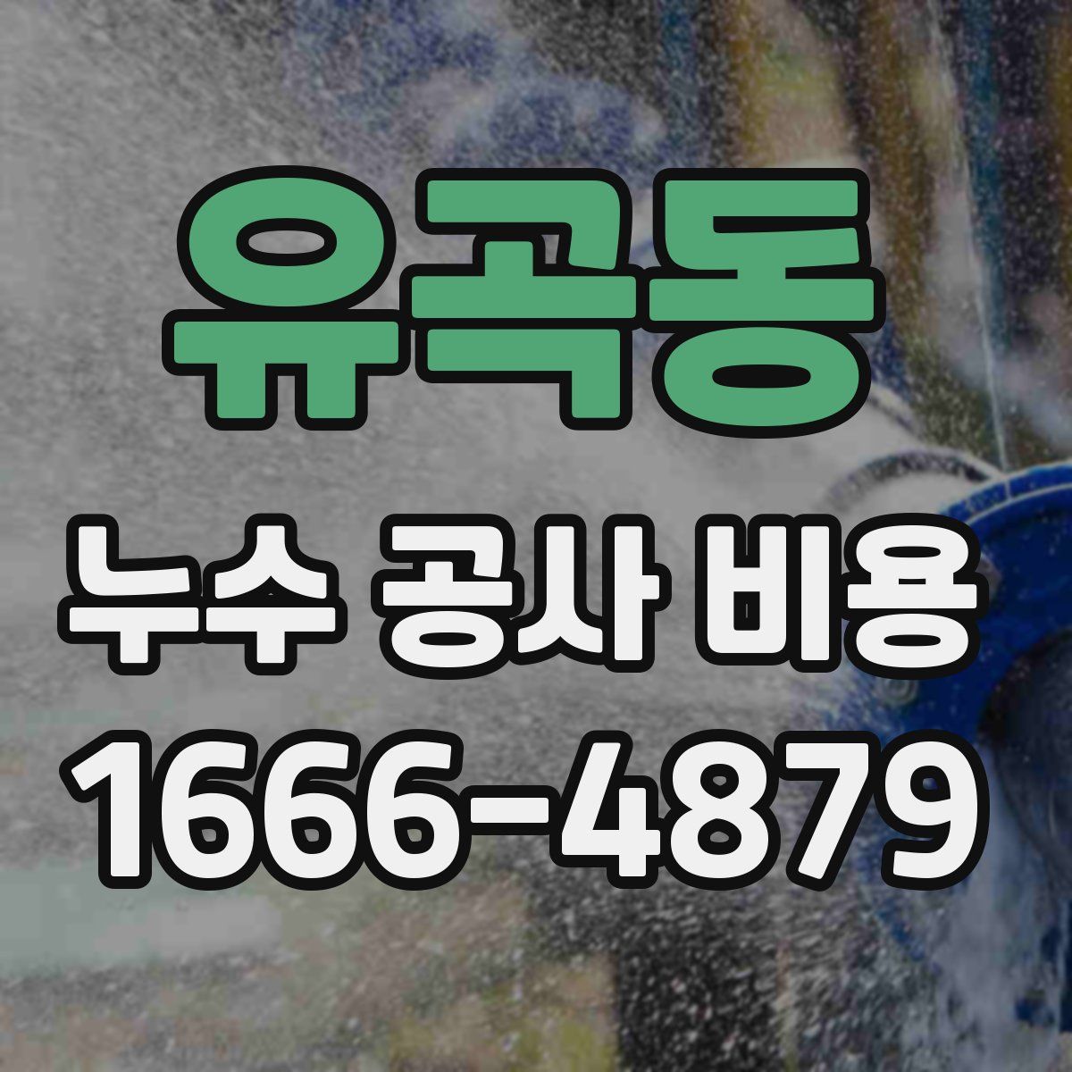 유곡동 누수 공사 비용