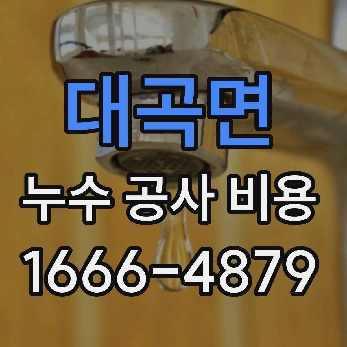 대곡면 누수 공사 비용