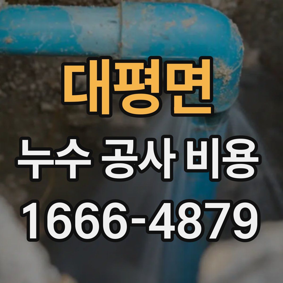 대평면 누수 공사 비용