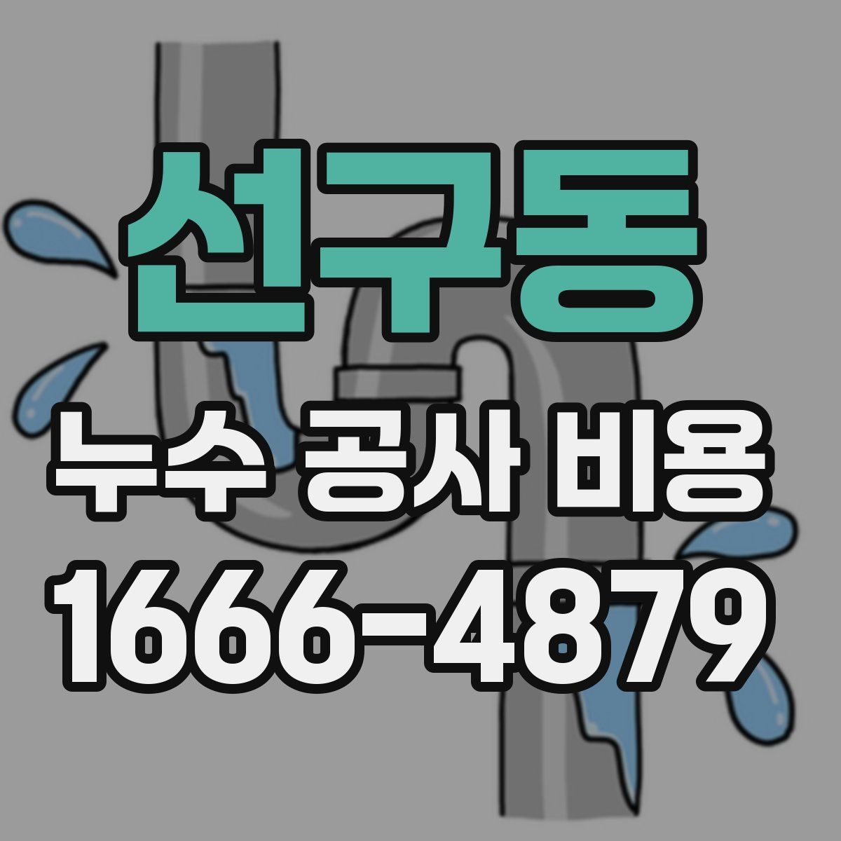 선구동 누수 공사 비용