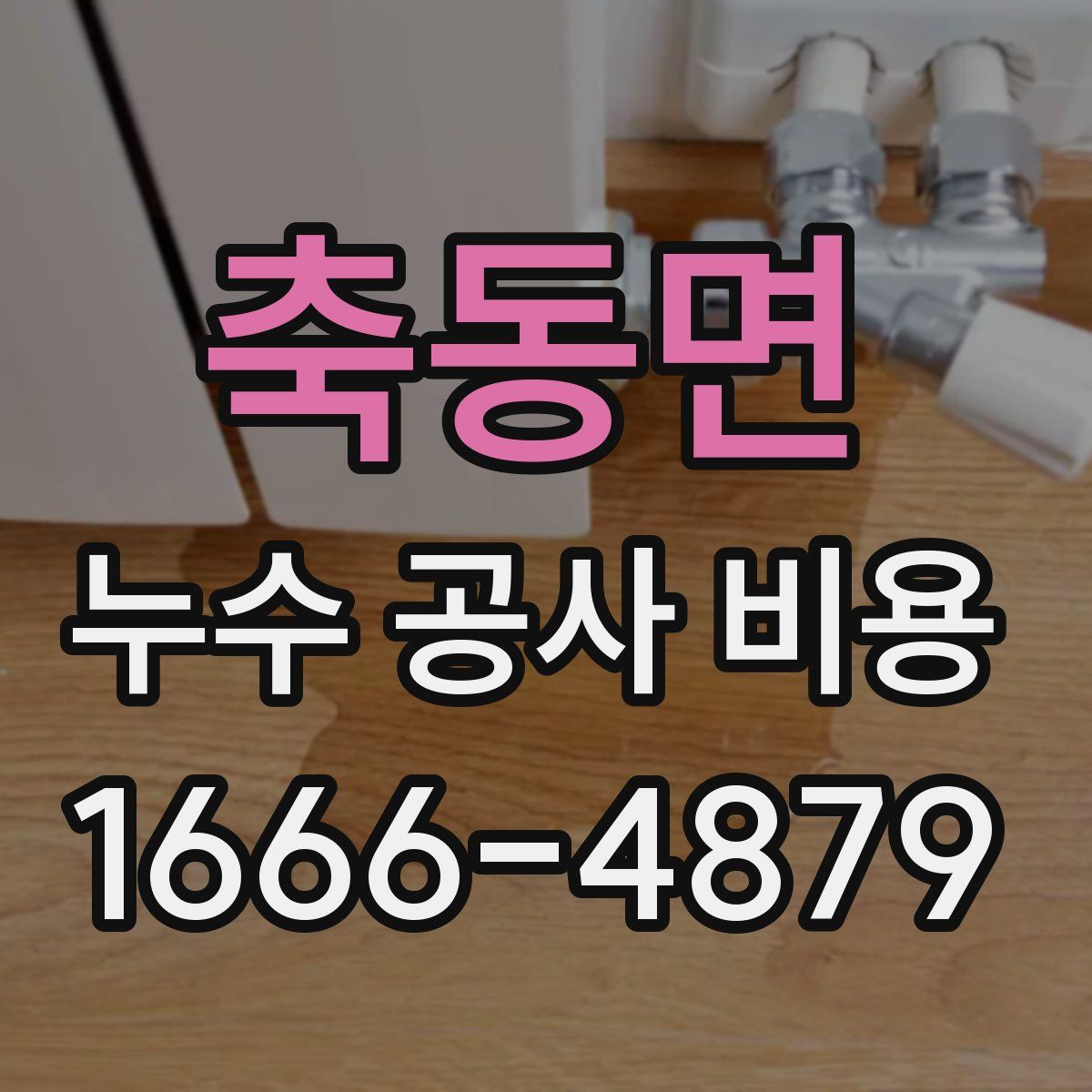 축동면 누수 공사 비용