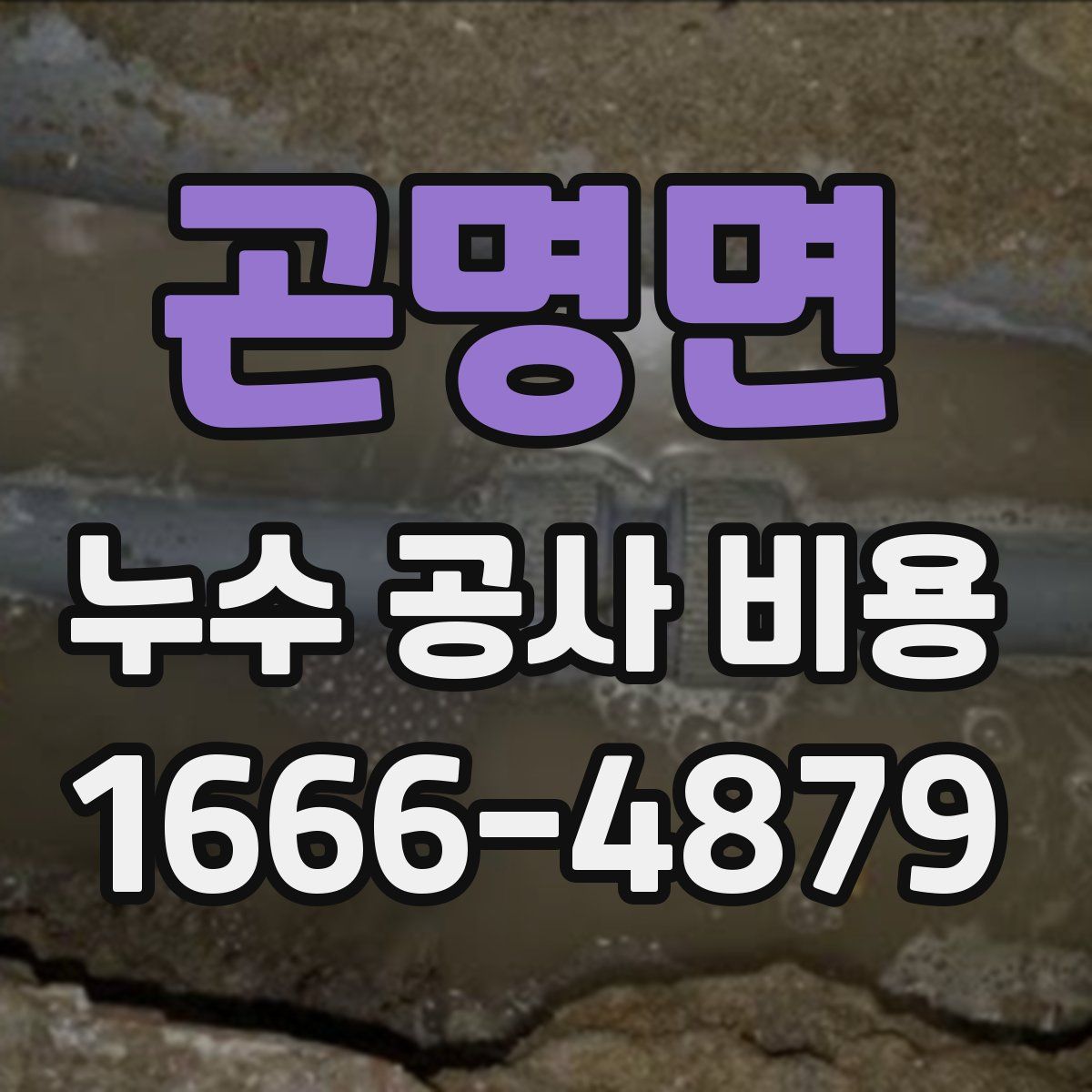 곤명면 누수 공사 비용