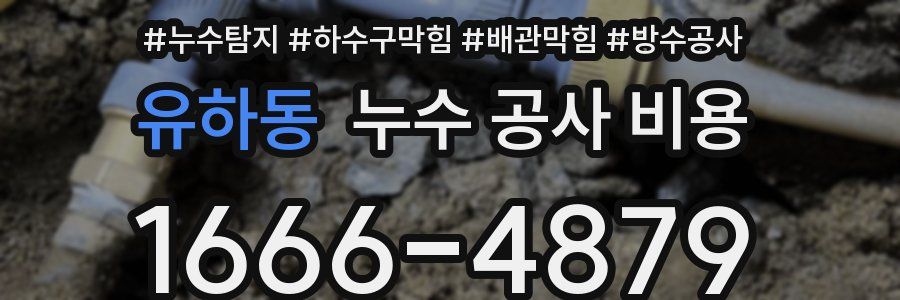 유하동 누수 공사 비용