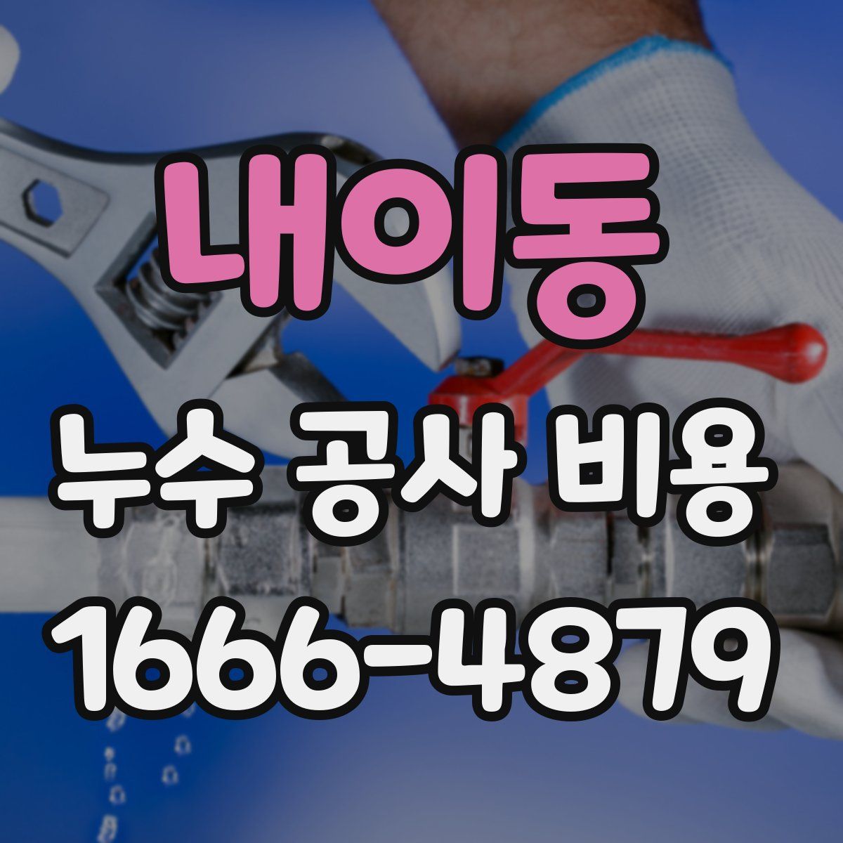 내이동 누수 공사 비용