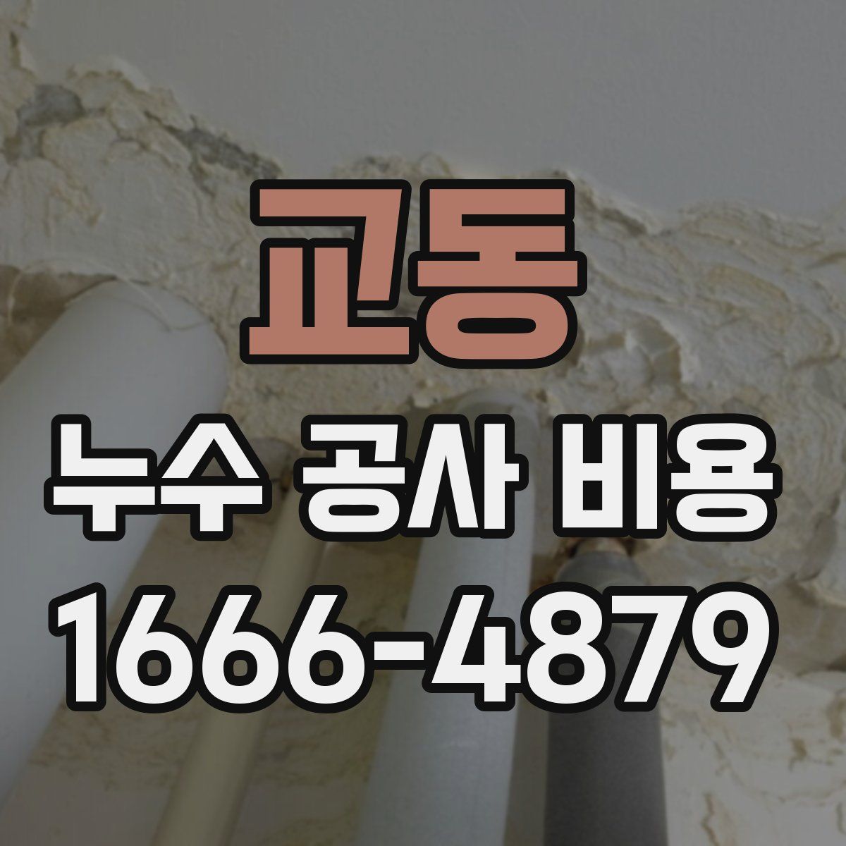 교동 누수 공사 비용