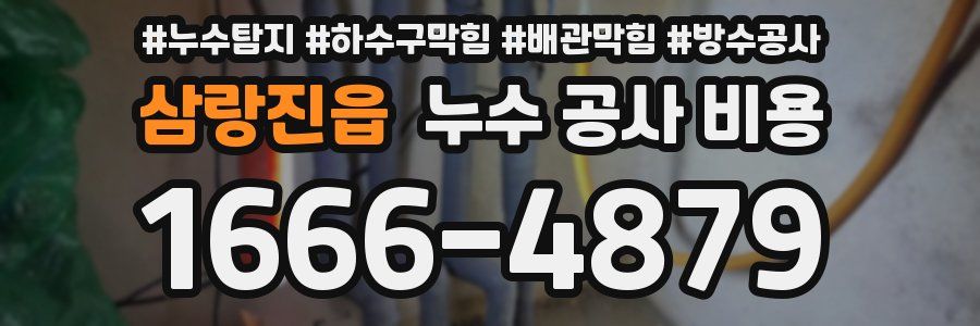삼랑진읍 누수 공사 비용