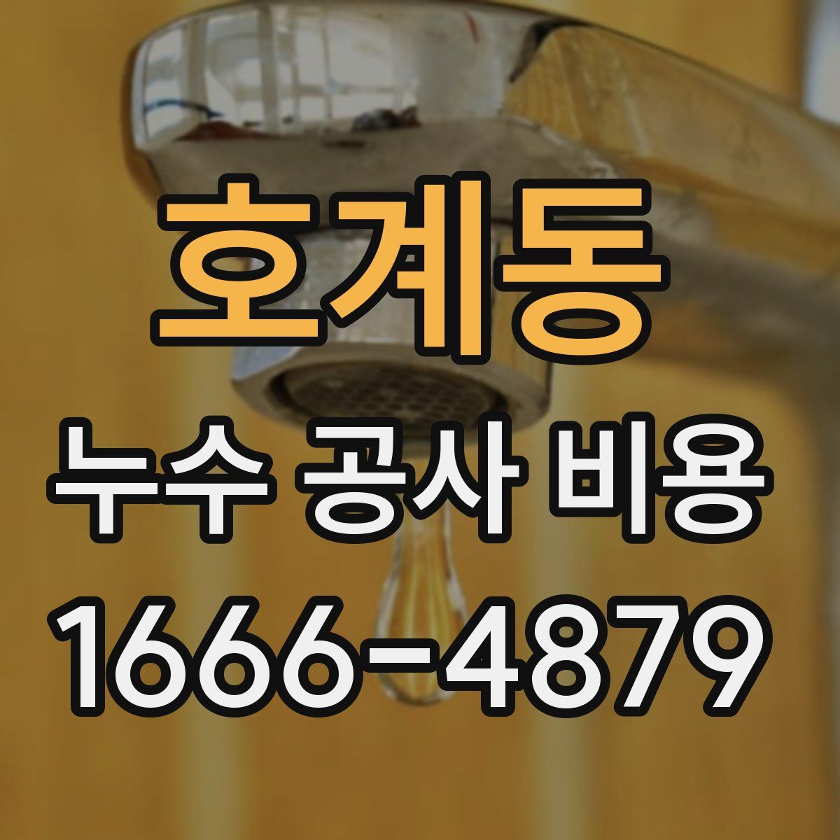 호계동 누수 공사 비용