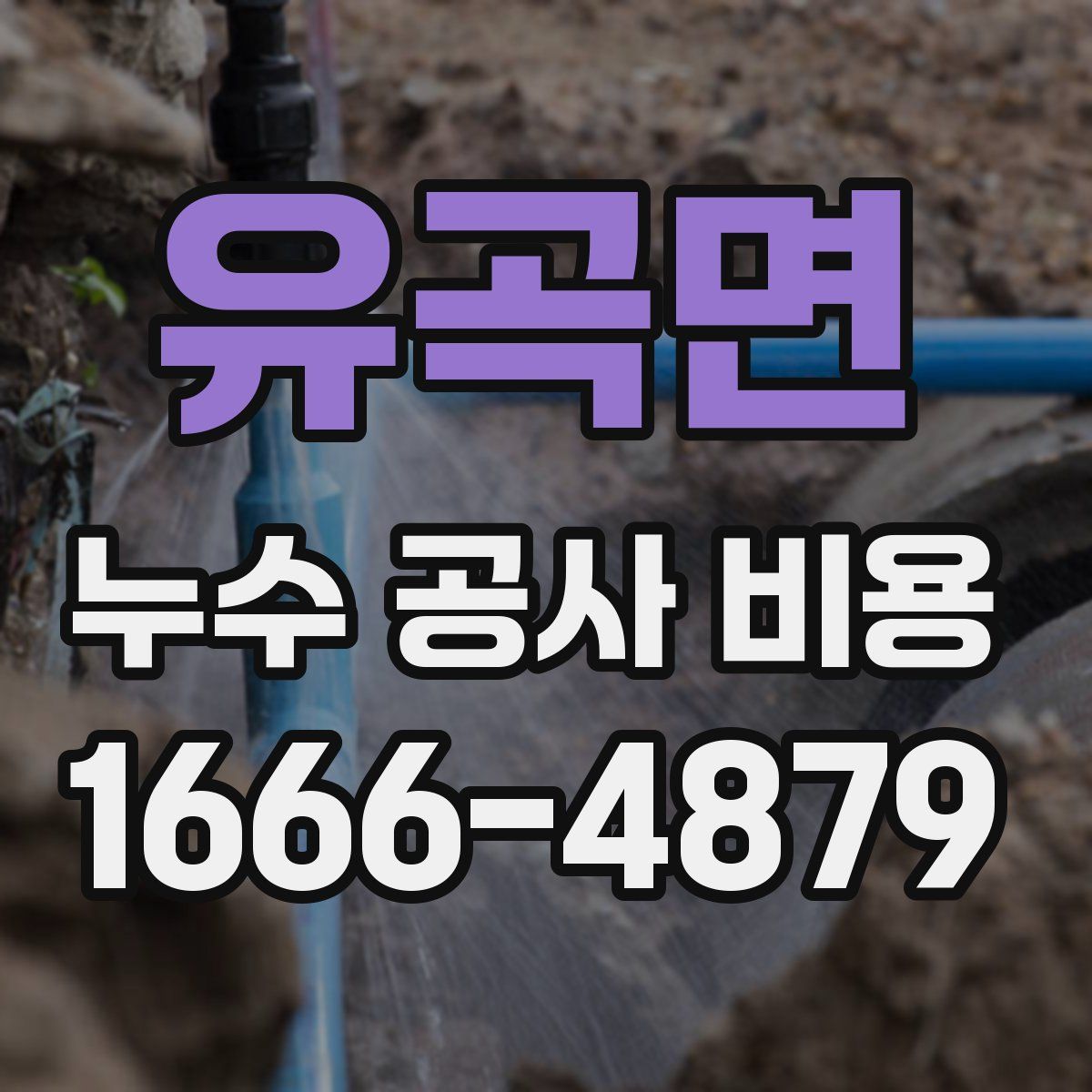 유곡면 누수 공사 비용