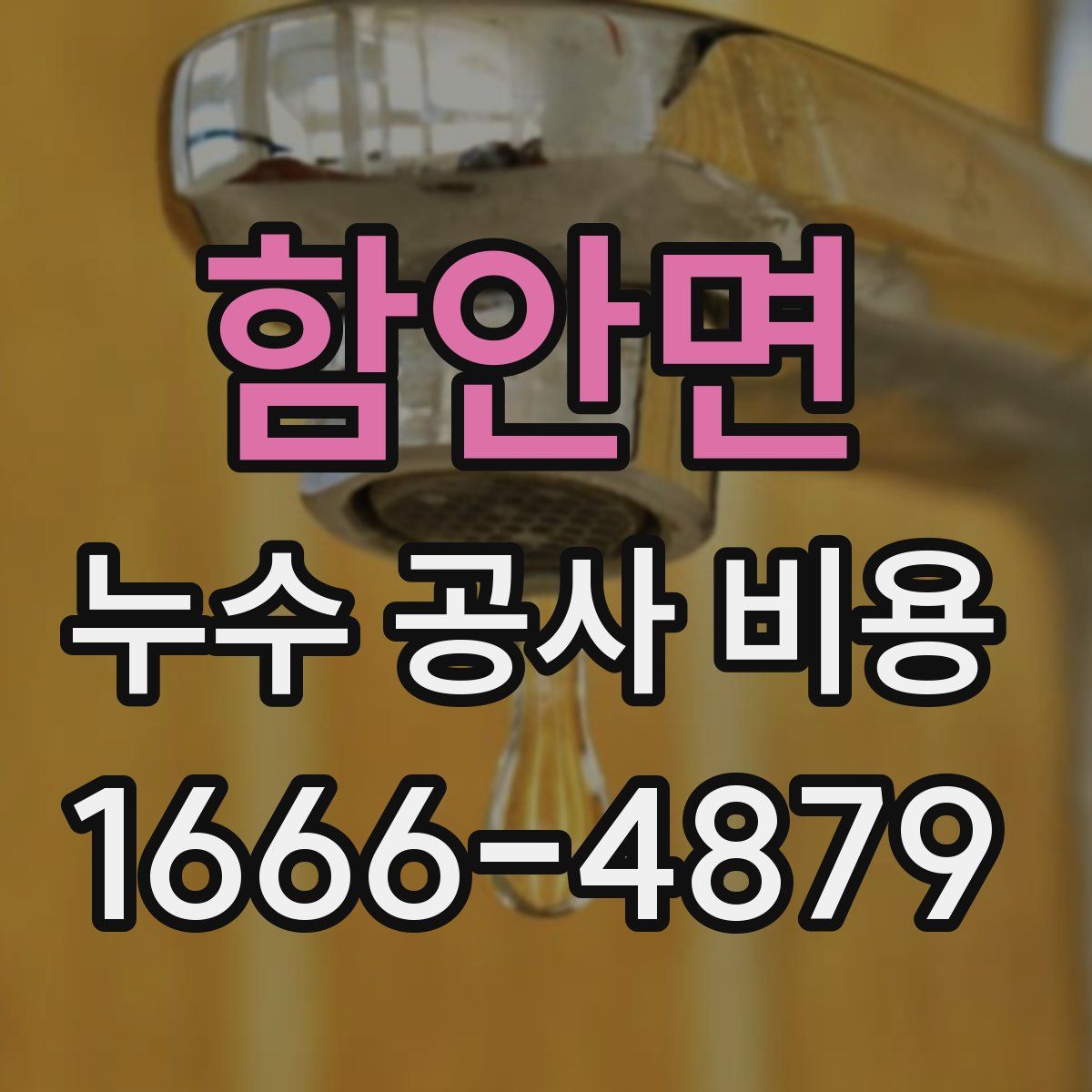 함안면 누수 공사 비용