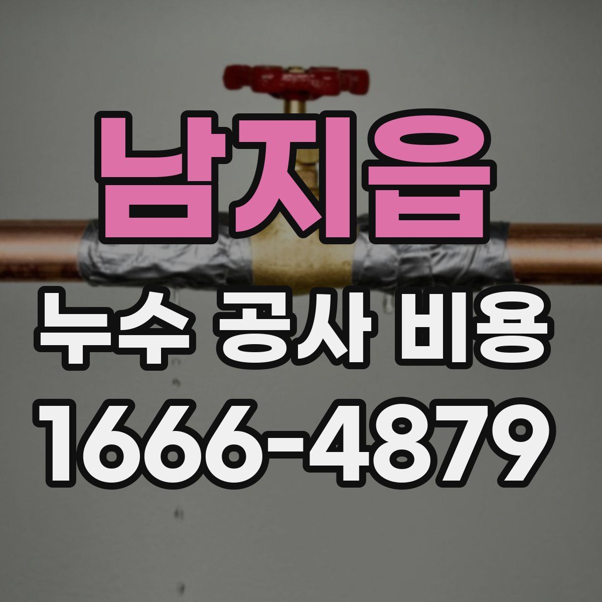 남지읍 누수 공사 비용