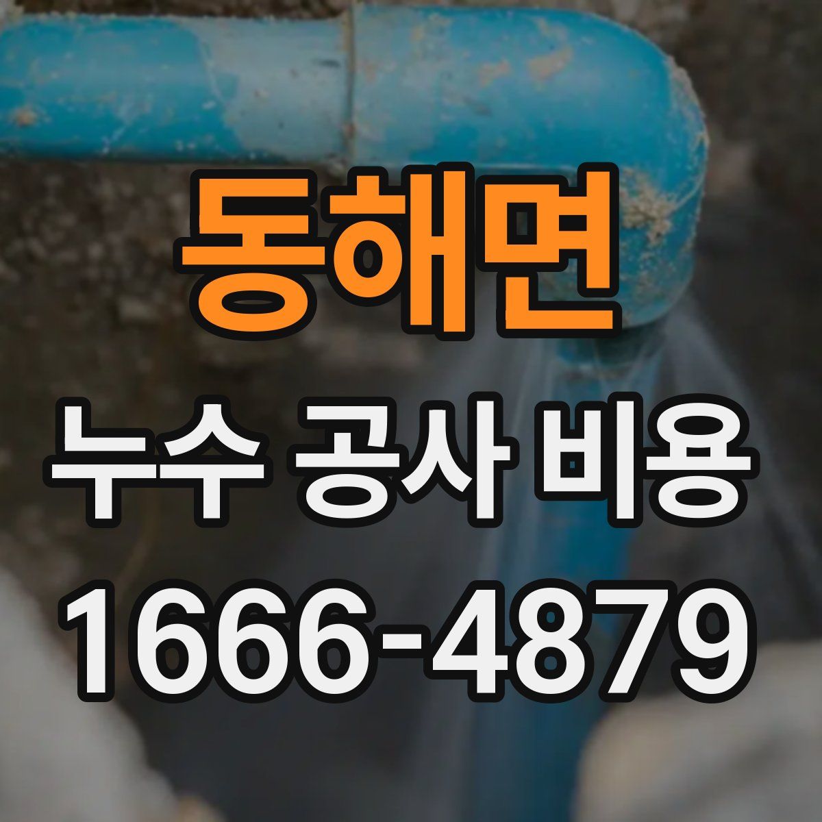 동해면 누수 공사 비용