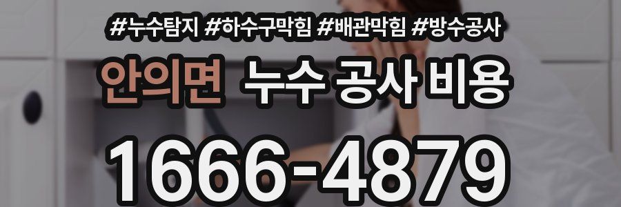 안의면 누수 공사 비용