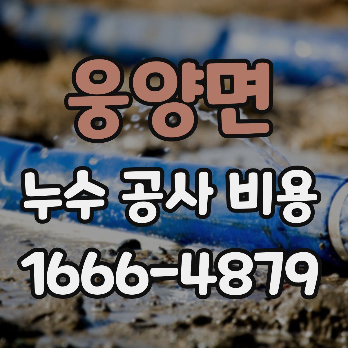 웅양면 누수 공사 비용