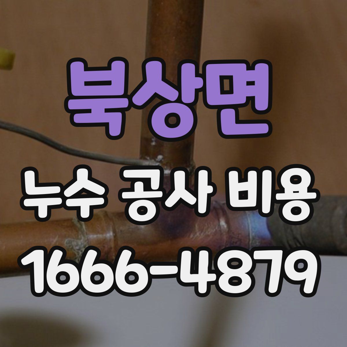 북상면 누수 공사 비용