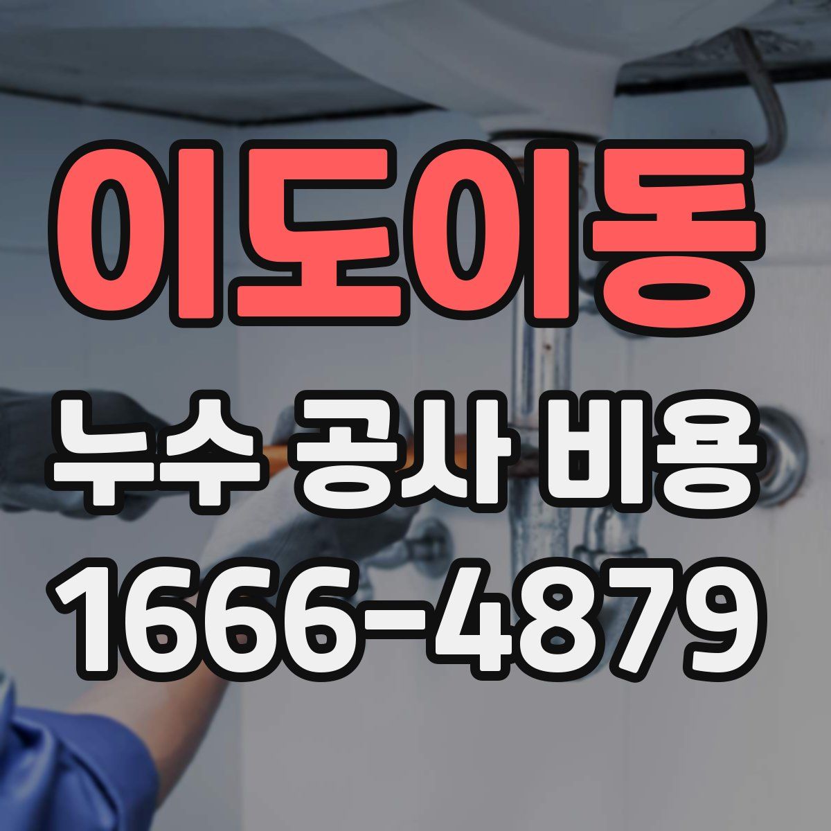 이도이동 누수 공사 비용