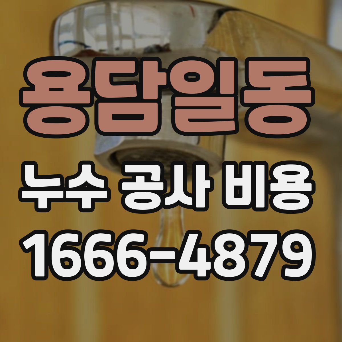 용담일동 누수 공사 비용