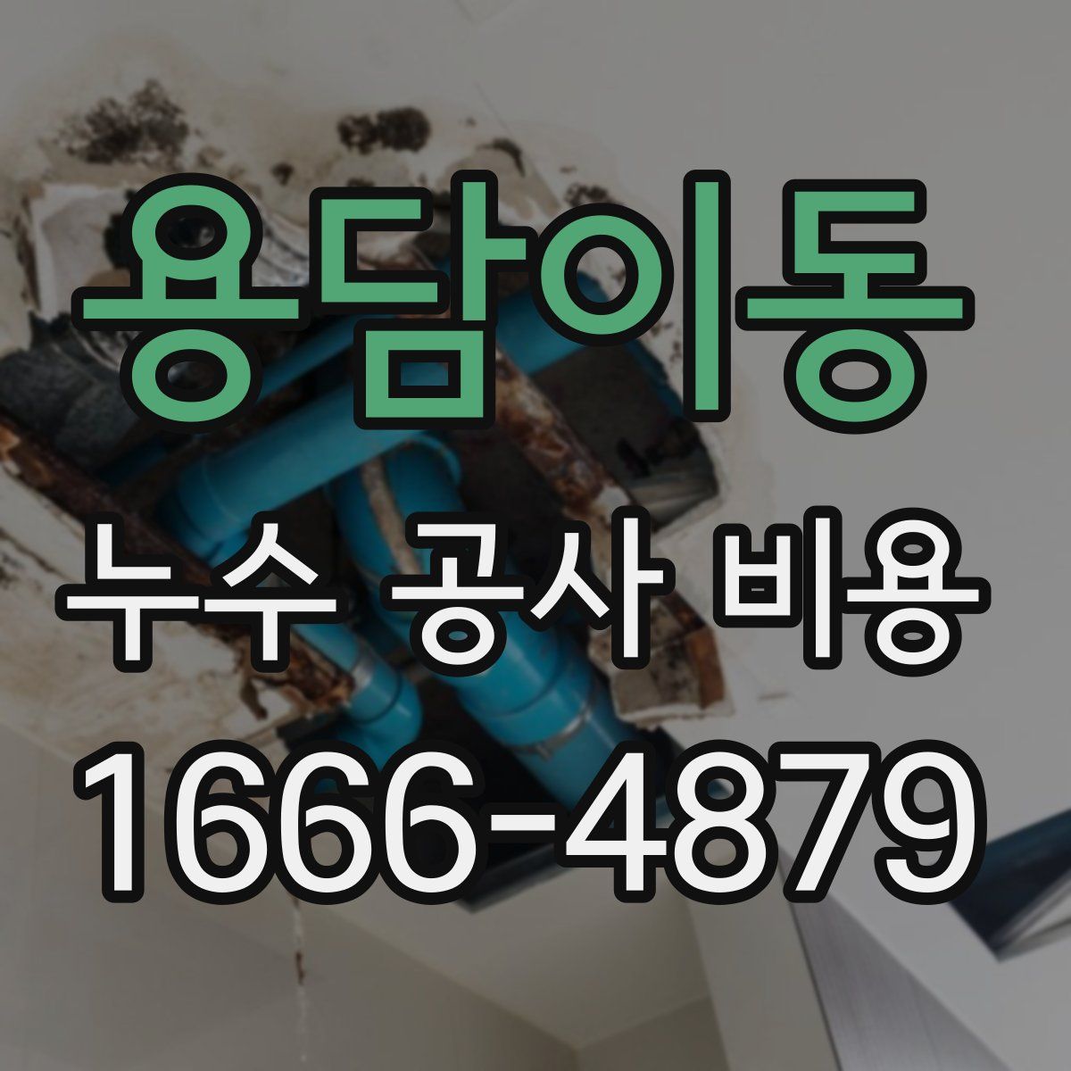 용담이동 누수 공사 비용