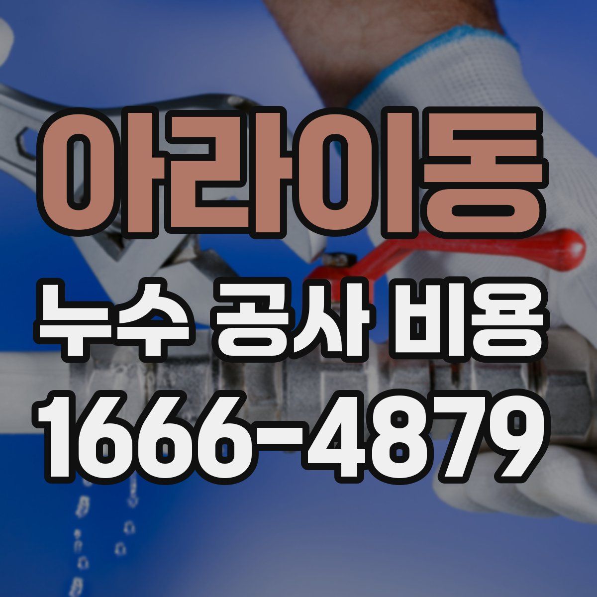아라이동 누수 공사 비용