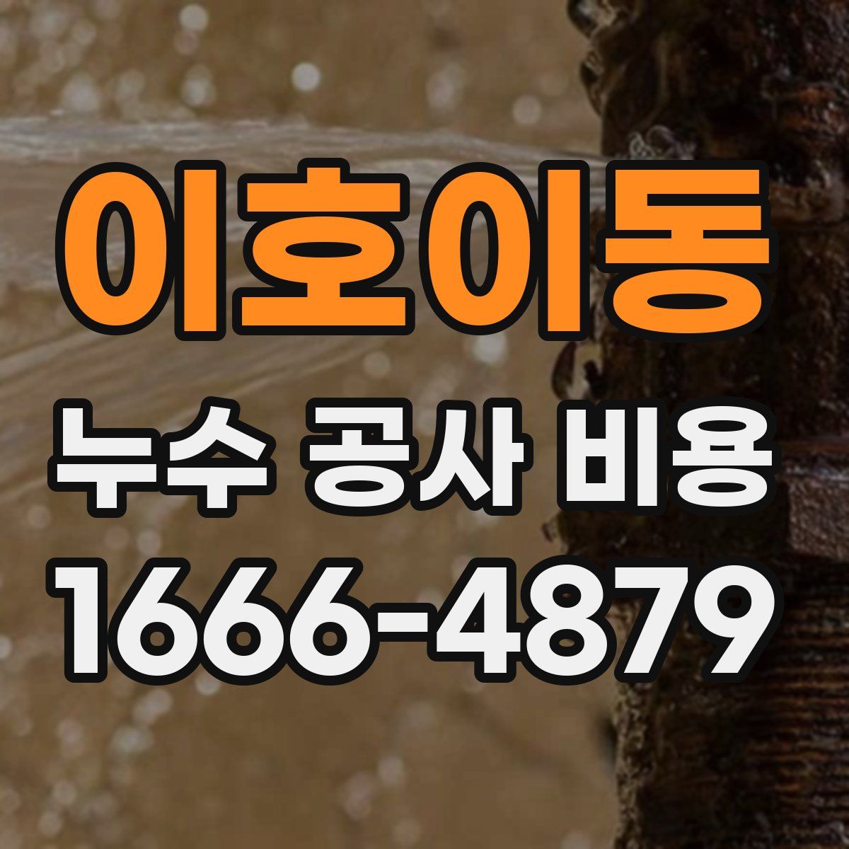 이호이동 누수 공사 비용