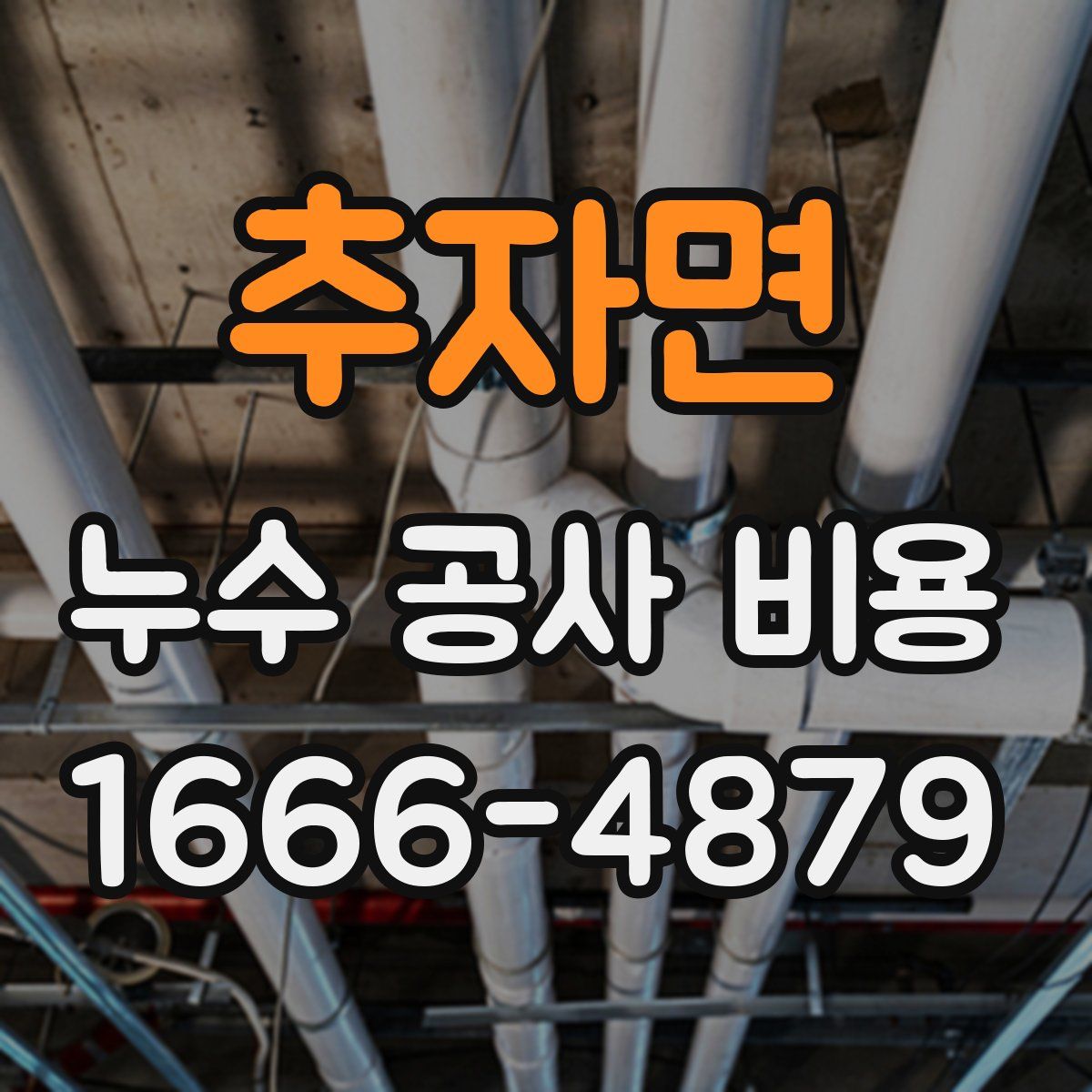 추자면 누수 공사 비용