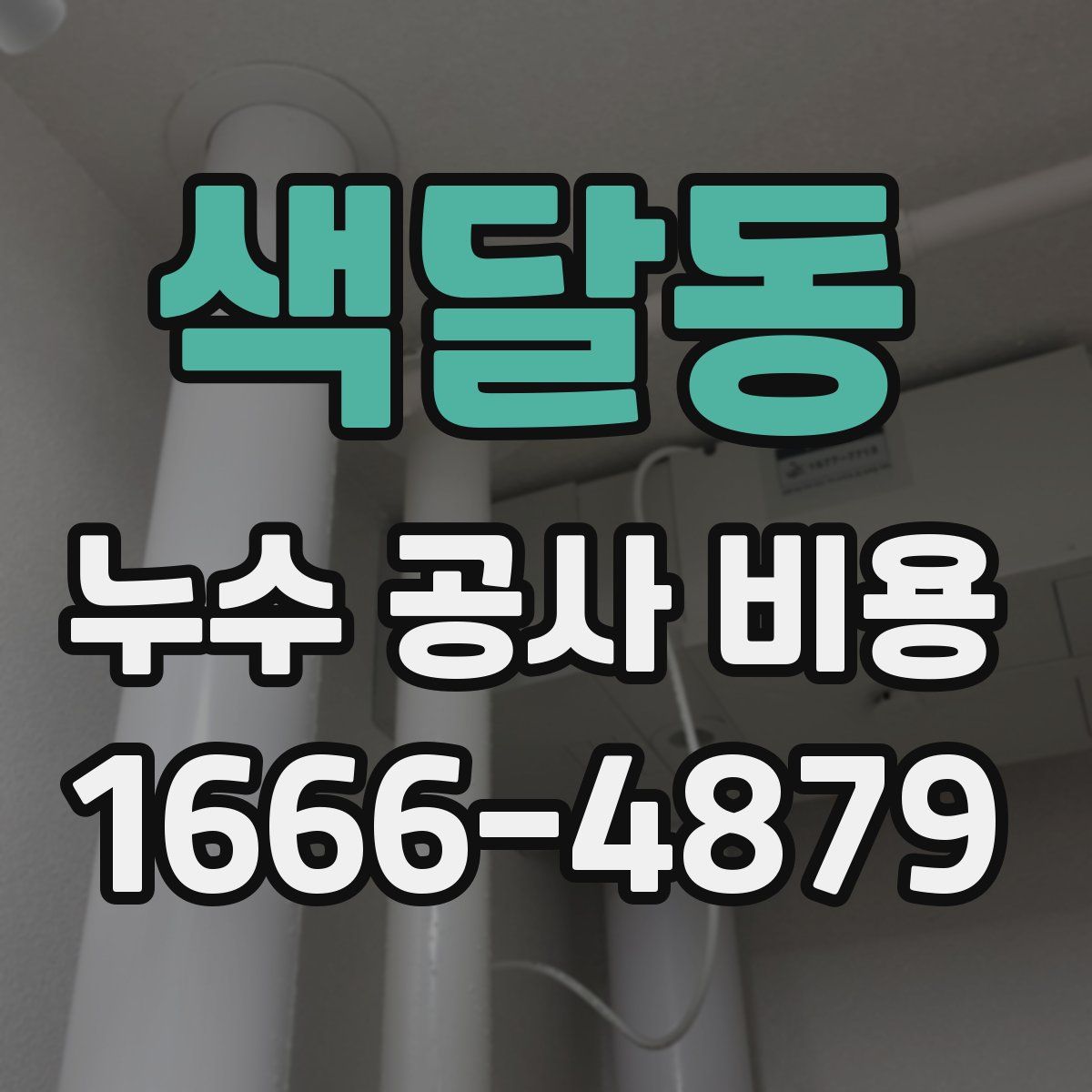 색달동 누수 공사 비용