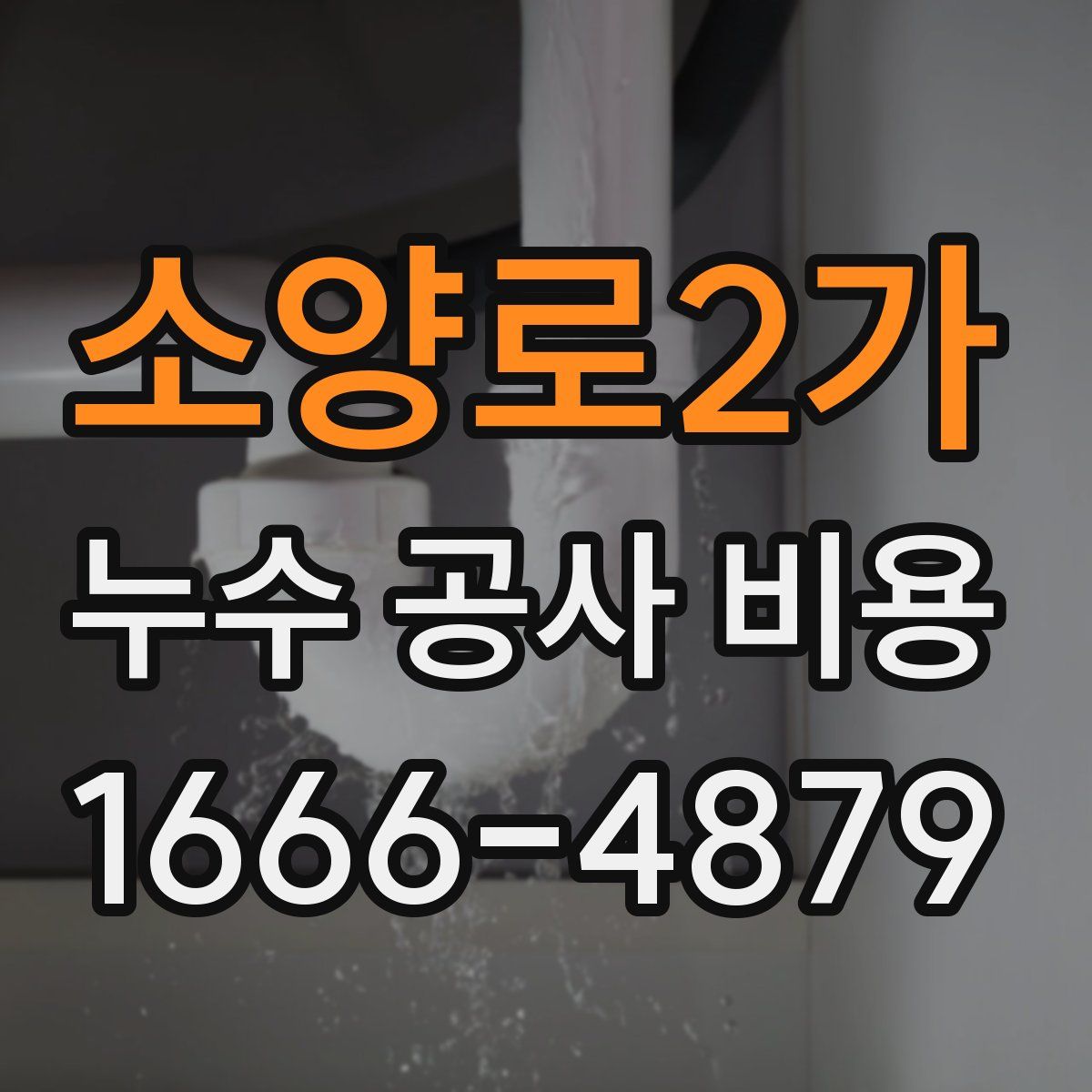 소양로2가 누수 공사 비용