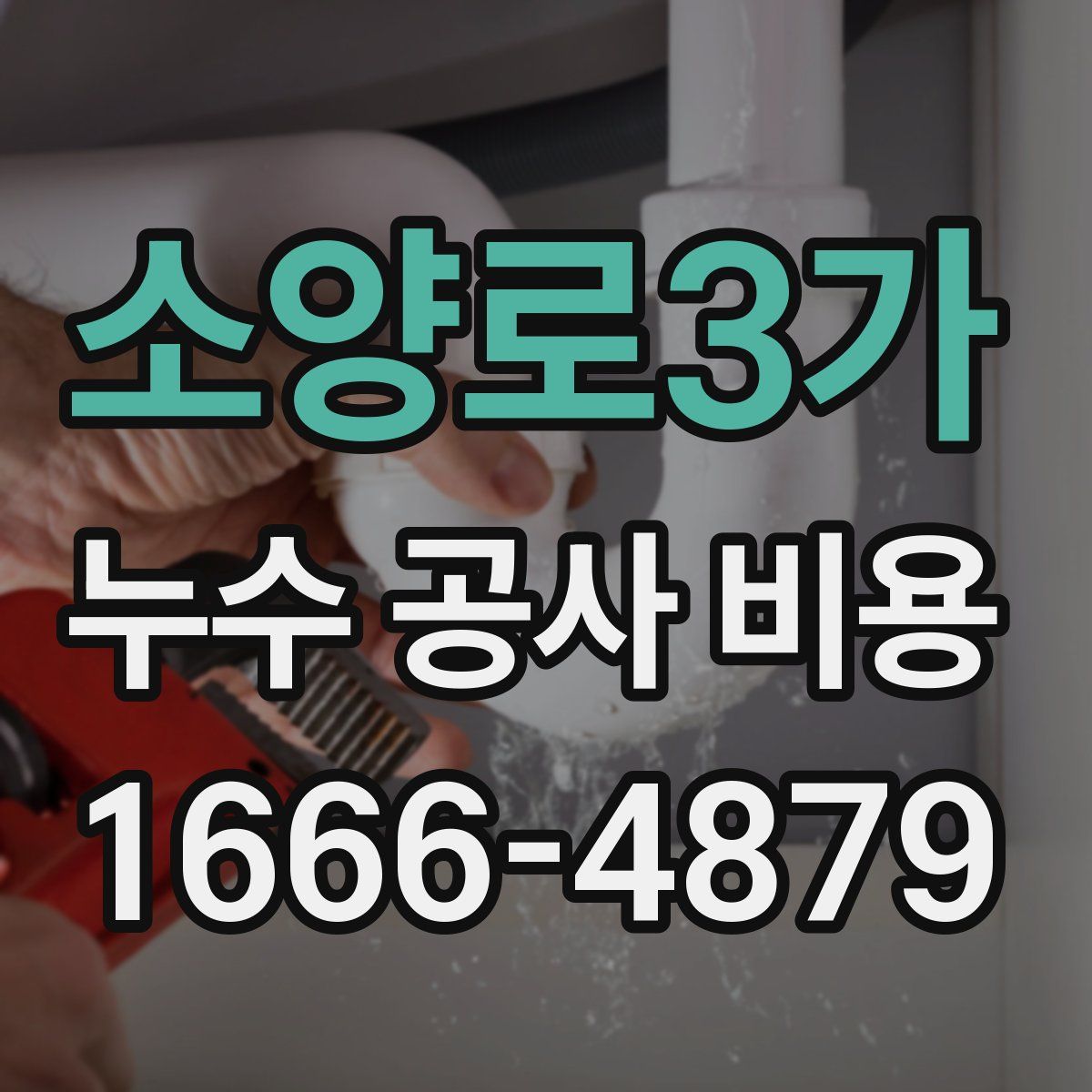 소양로3가 누수 공사 비용