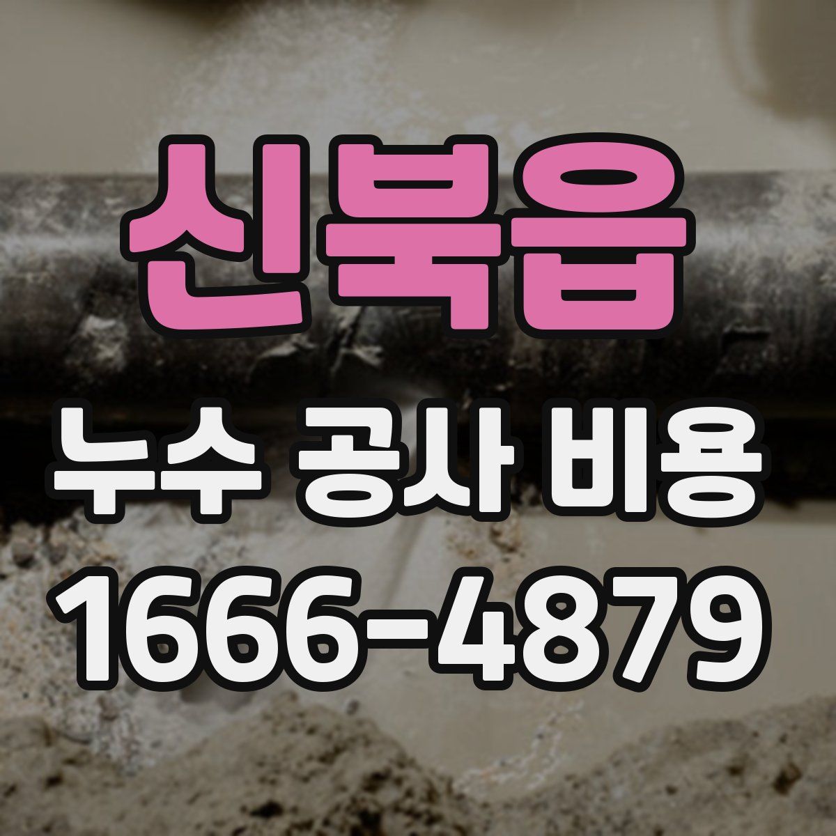 신북읍 누수 공사 비용