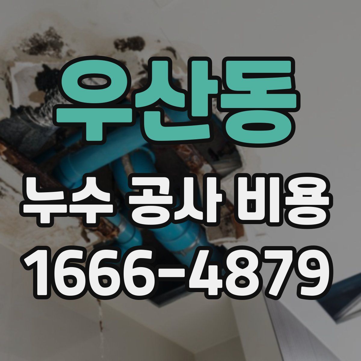 우산동 누수 공사 비용
