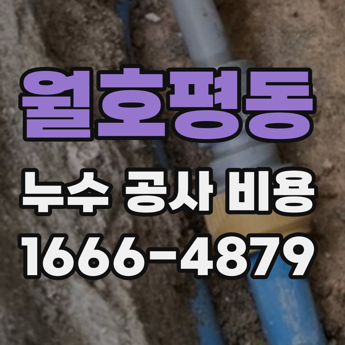 월호평동 누수 공사 비용