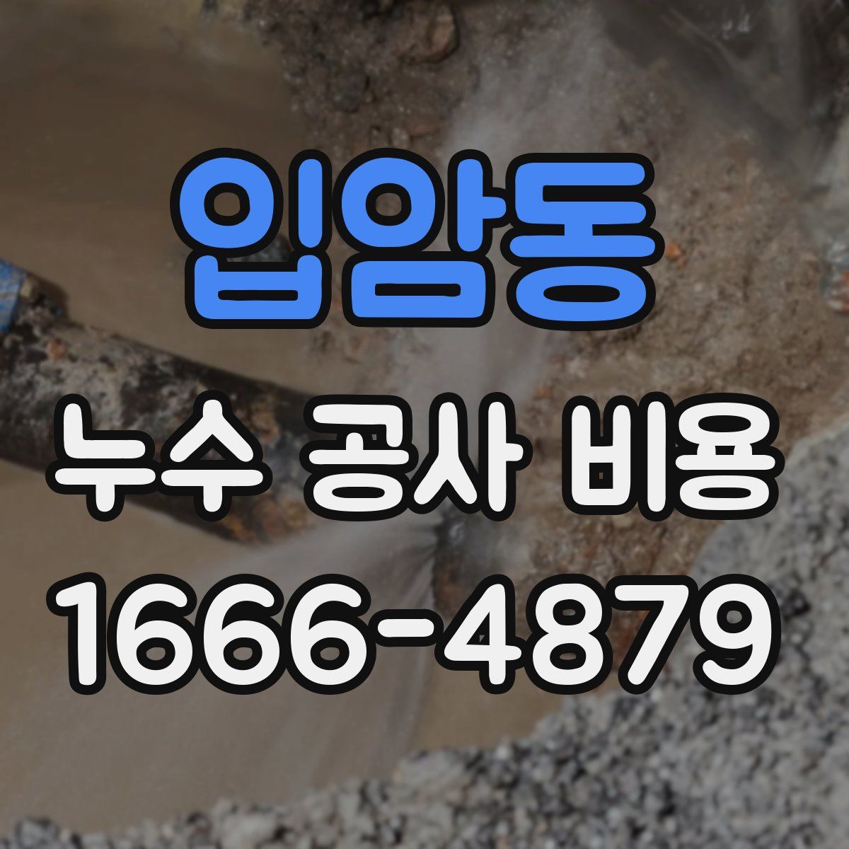 입암동 누수 공사 비용